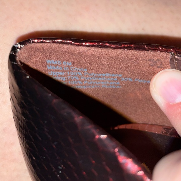 NWOT Aldo Lala Bronze Ombre Snake Print Scale Heels Size 6 ⭐️ - Picture 7 of 7